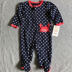NWT Just One You by Carter’s feetie pajamas